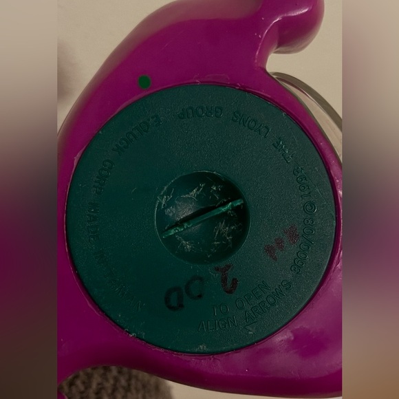 VTG Barney Dinosaur Armitron Quartz Clock Tested Works 6" Rare Comes w/ Battey - Picture 11 of 11